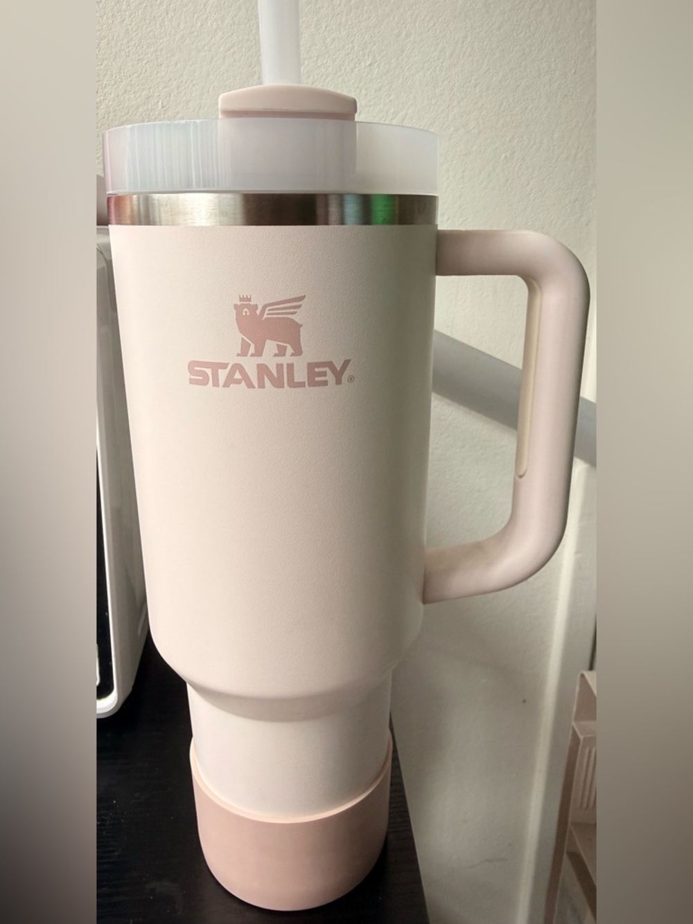 Stanley Powder Pink Insulated Mug with Handle